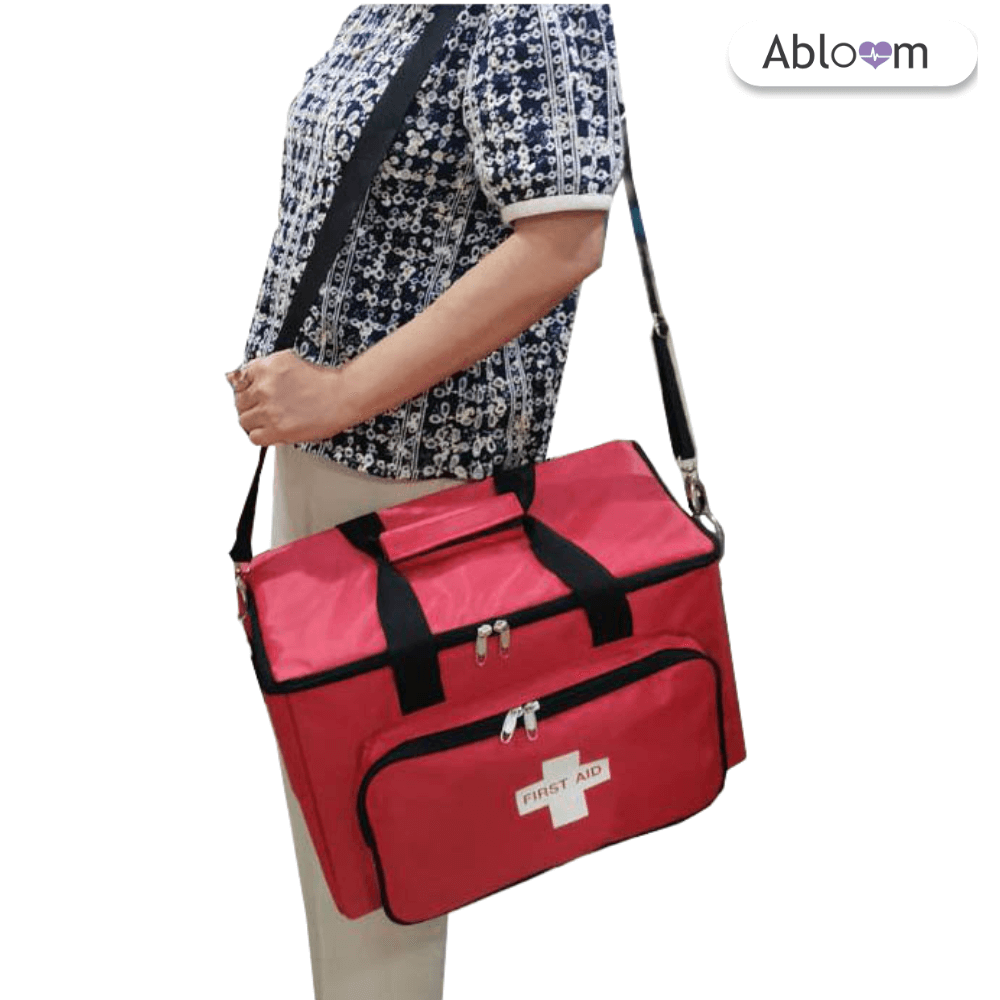 เซ็ตกระเป๋าแพทย์ และอุปกรณ์ปฐมพยาบาล ABLOOM สีแดงขนาดใหญ่ 0040144005059_L